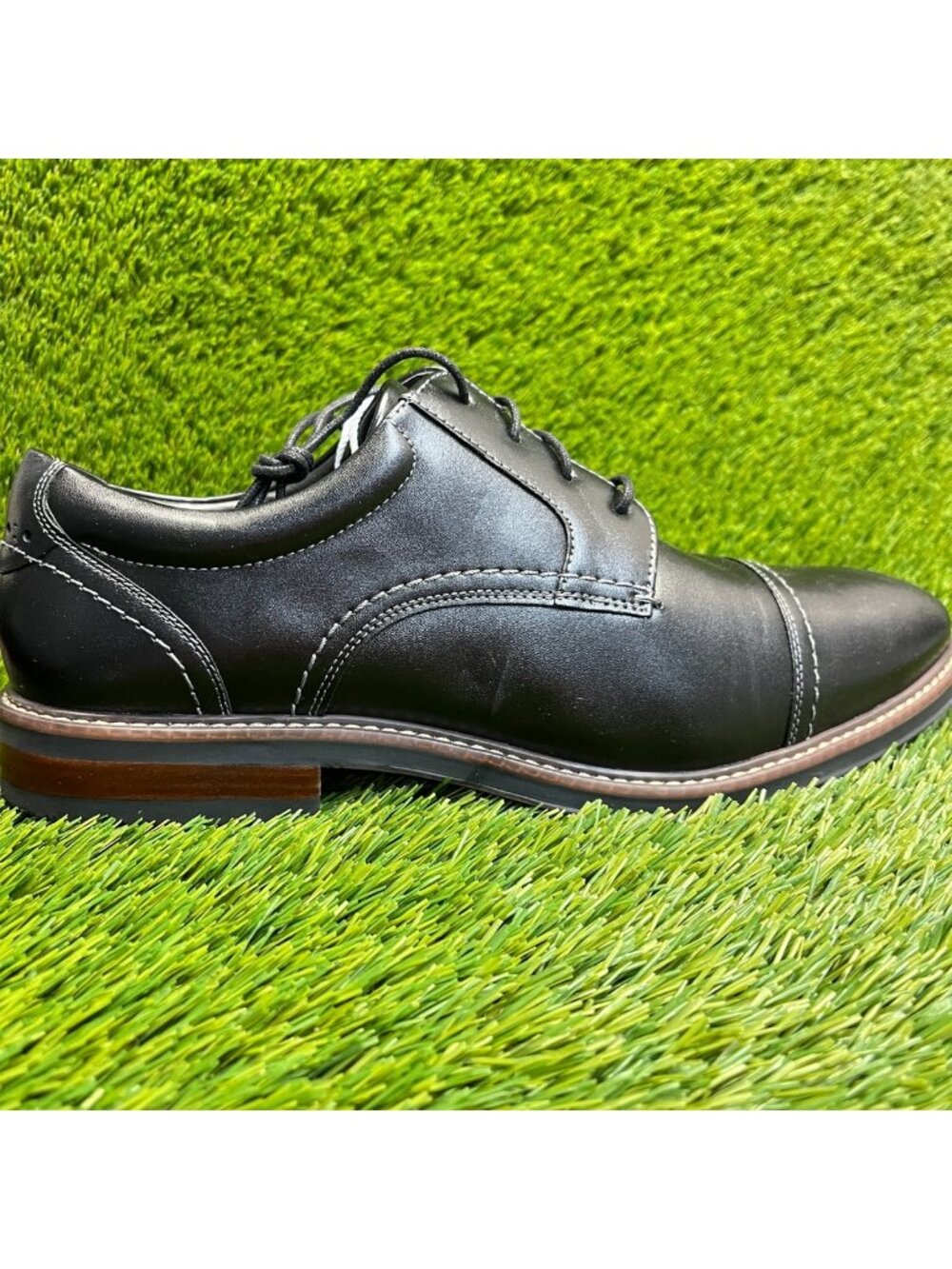Nunn Bush Westfield Mens Size‎ 11.5 Black Classic Cap Toe Oxford Dress Shoes